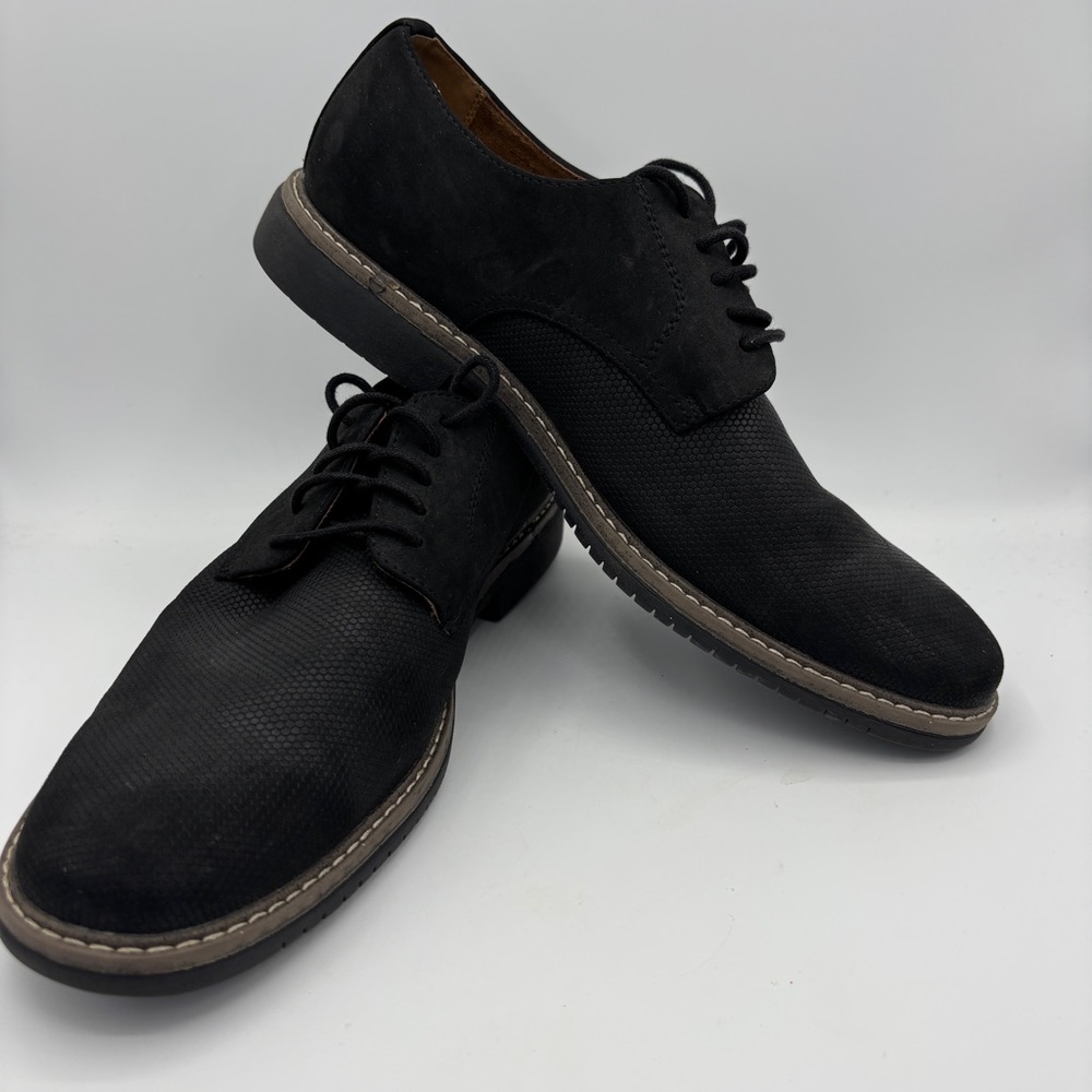 Men's Freeman Milton Dress Shoes Soft Black Size 8
